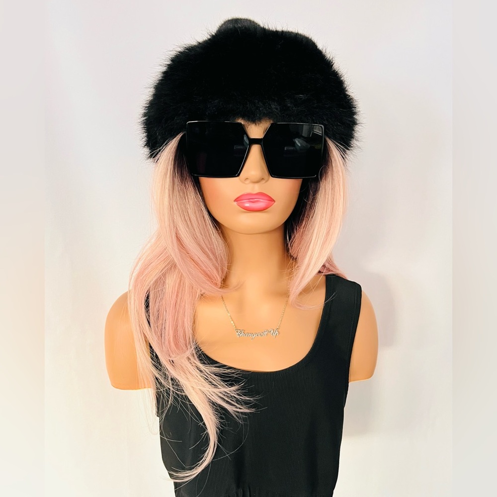 Gorgeous Ombre Pink 13x4 Lace Front Premium Fiber Wig for Daily Wear/Date Night💖 - Picture 11 of 11